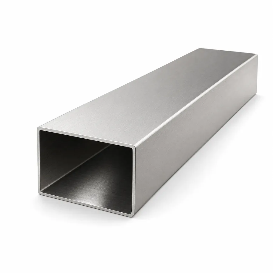 Tubo Ornamental Rectangular Inoxidable 304